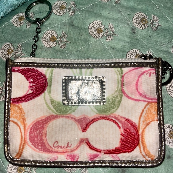 Coach Accessories - Coach Poppy Small keychain wallet